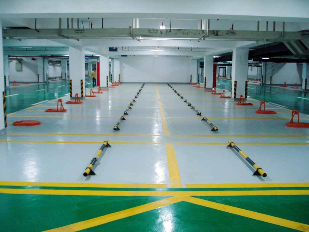 广州停车场车位划线厂家|地下车库划线厂家价格 